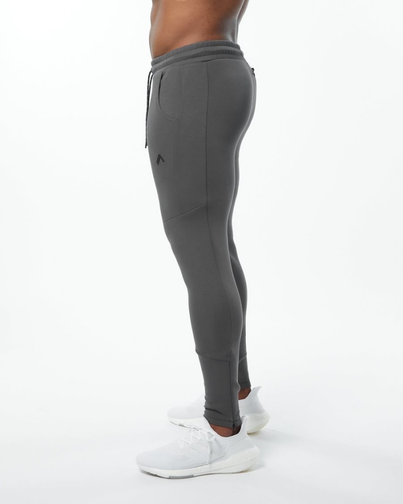 Alphalete ELMTS Zip Jogger Miesten Juoksuvaatteet Charcoal | OVBEH-5064