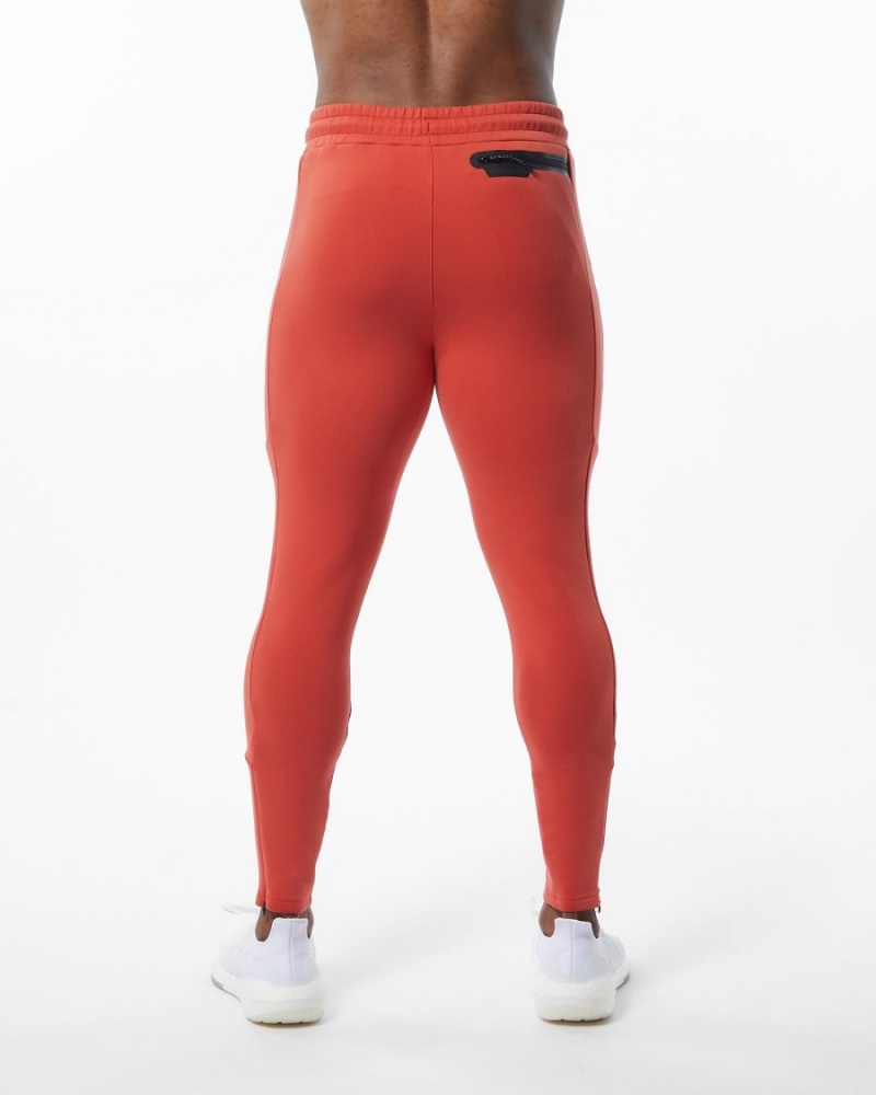 Alphalete ELMTS Zip Jogger Miesten Juoksuvaatteet Oranssi | THIRW-8290