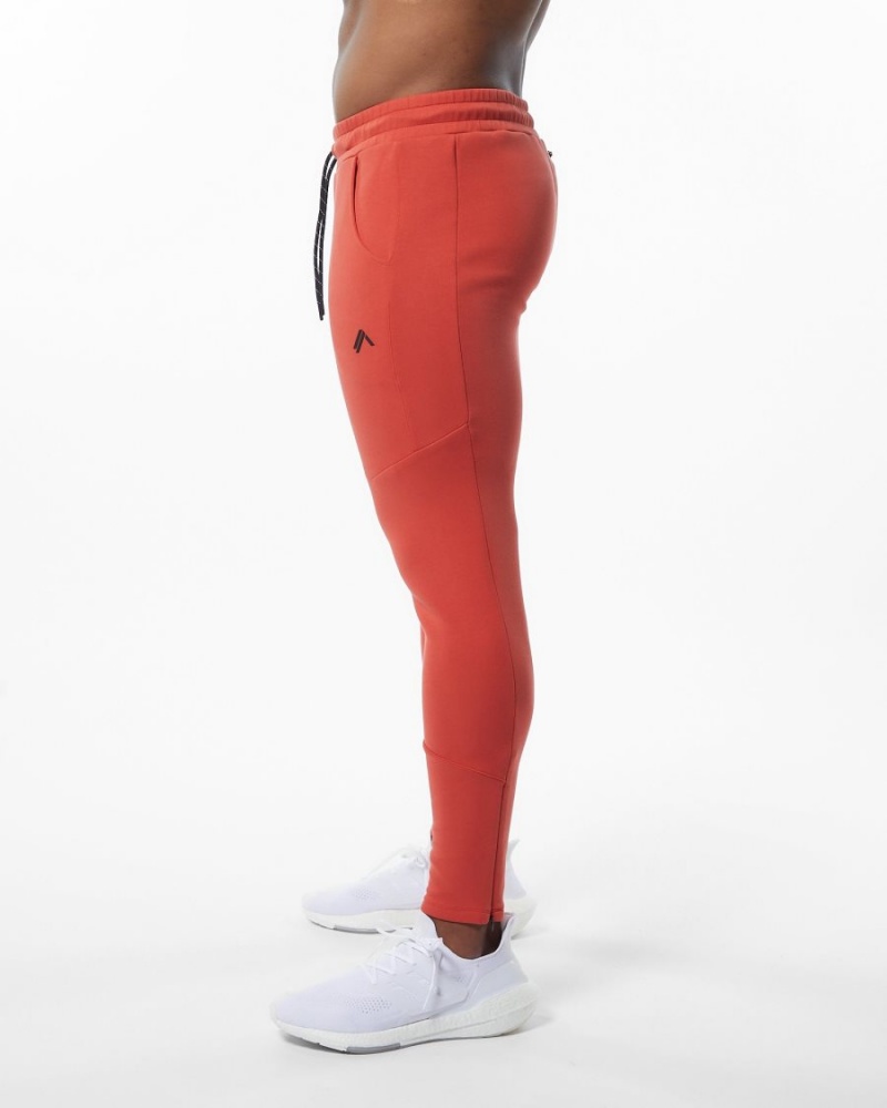 Alphalete ELMTS Zip Jogger Miesten Juoksuvaatteet Oranssi | THIRW-8290