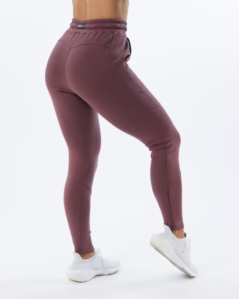 Alphalete ELMTS Zip Jogger Naisten Juoksuvaatteet Mauve | KHURW-6910