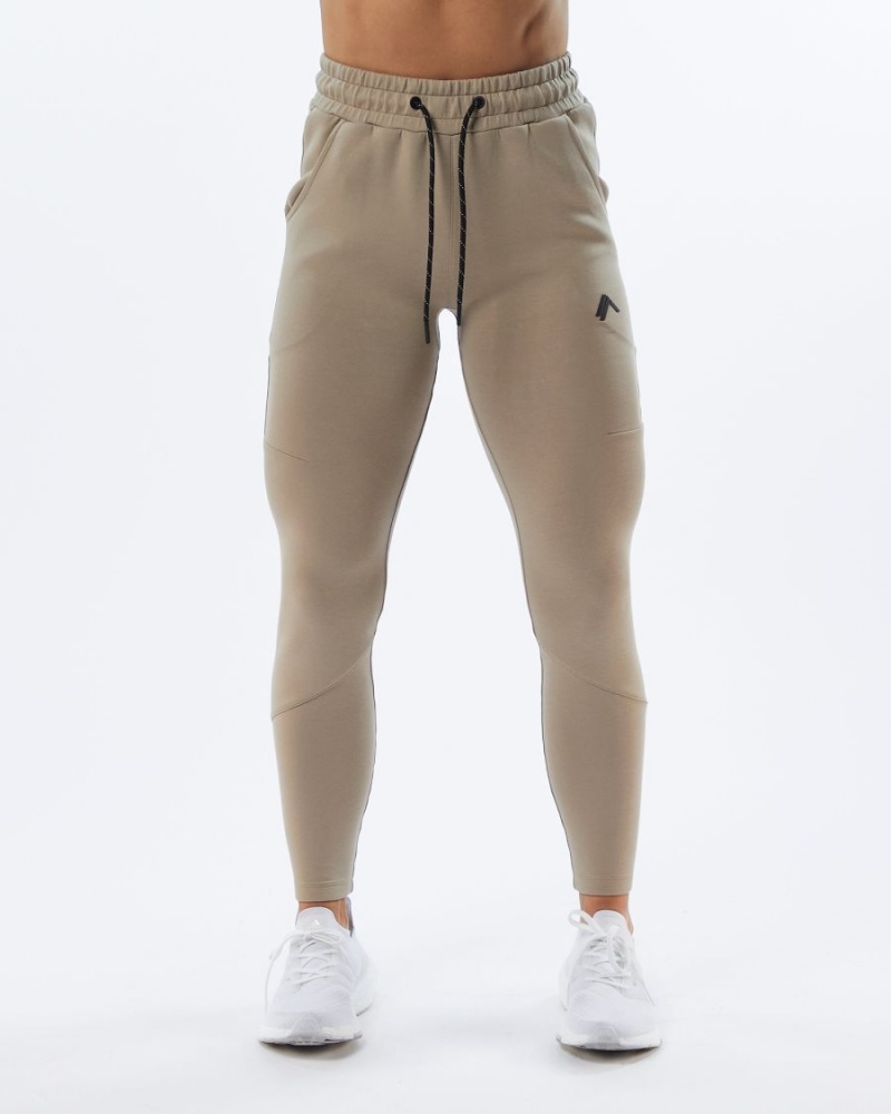 Alphalete ELMTS Zip Jogger Naisten Juoksuvaatteet Tan | WGMXI-1285