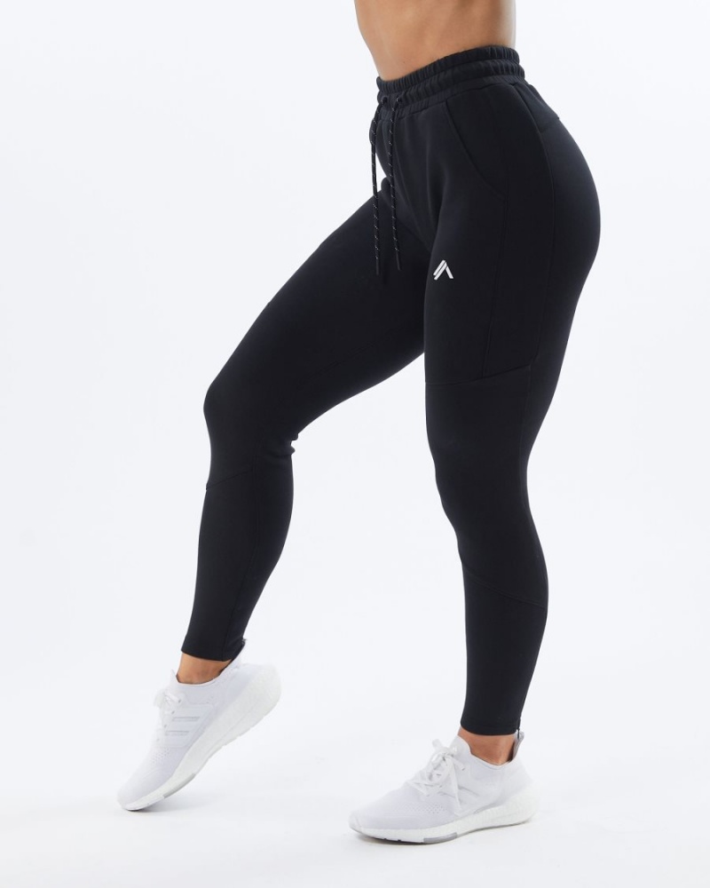 Alphalete ELMTS Zip Jogger Naisten Juoksuvaatteet Mustat | XIKEM-7412