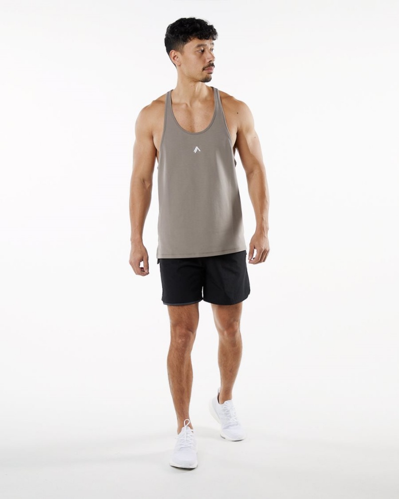 Alphalete Emblem Stringer Miesten Stringers Cedar | DENOT-7950