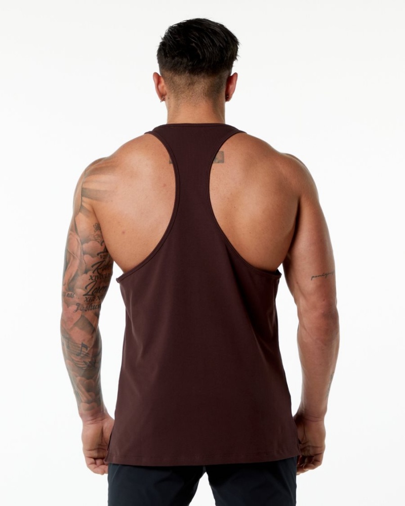 Alphalete Emblem Stringer Miesten Stringers Viininpunainen | IHKOL-4250