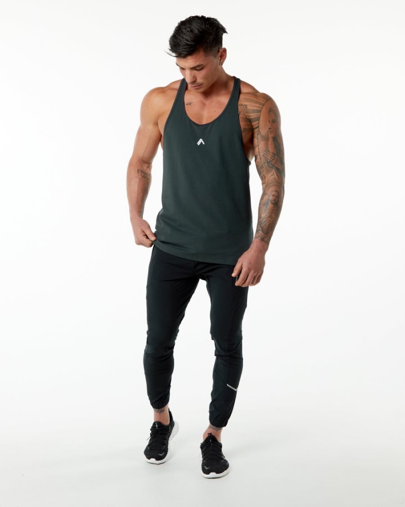 Alphalete Emblem Stringer Miesten Stringers Vihreä | UQHJS-1096