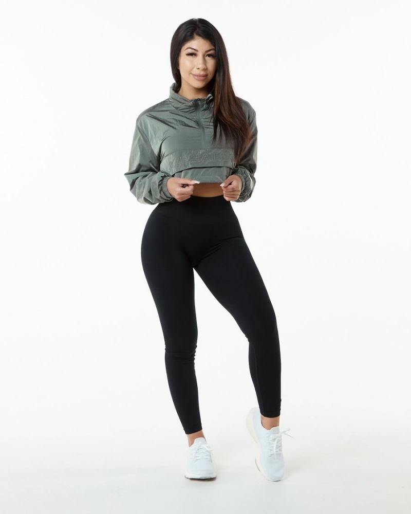 Alphalete Endure Crop Jacket Naisten Takit Charcoal | ARTBW-7690