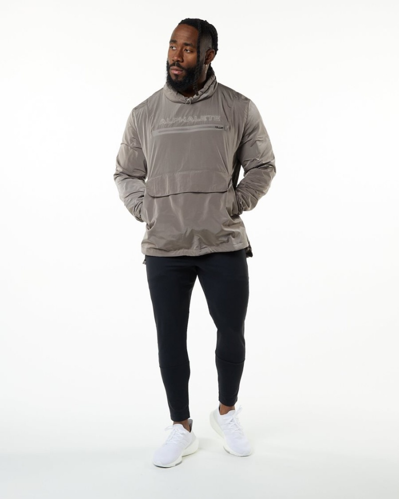 Alphalete Endure Pullover Miesten Takit Ruskea | FQNSY-7596