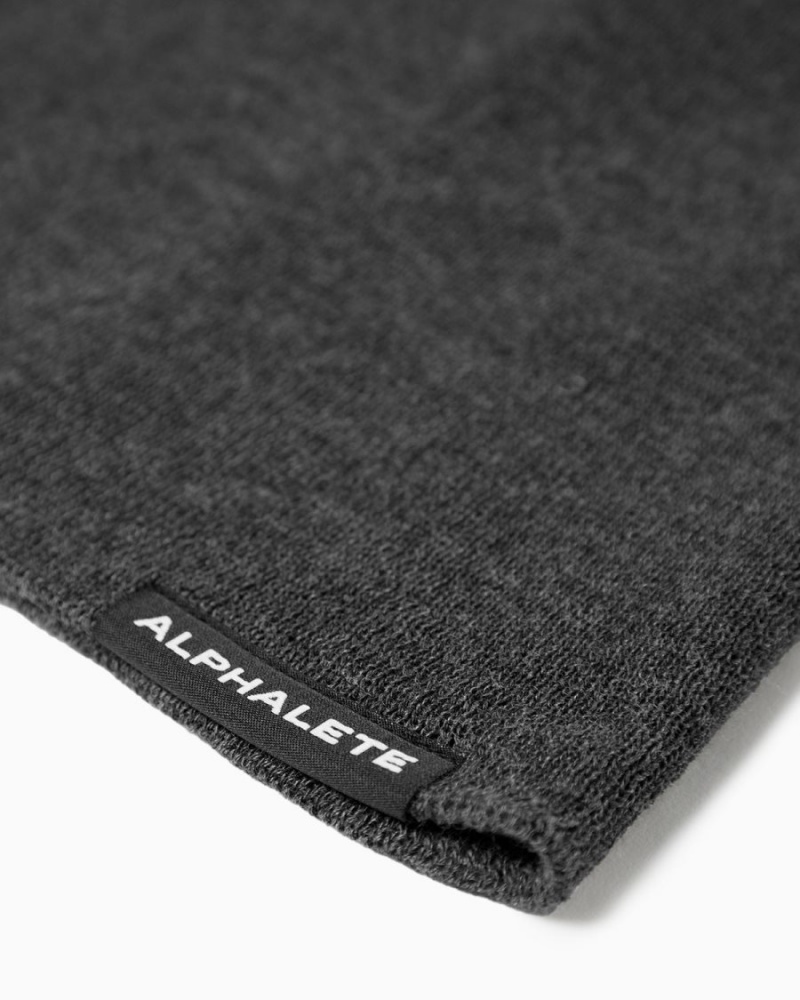 Alphalete Essential Beanie Miesten Asusteet Charcoal | EWLOC-4701