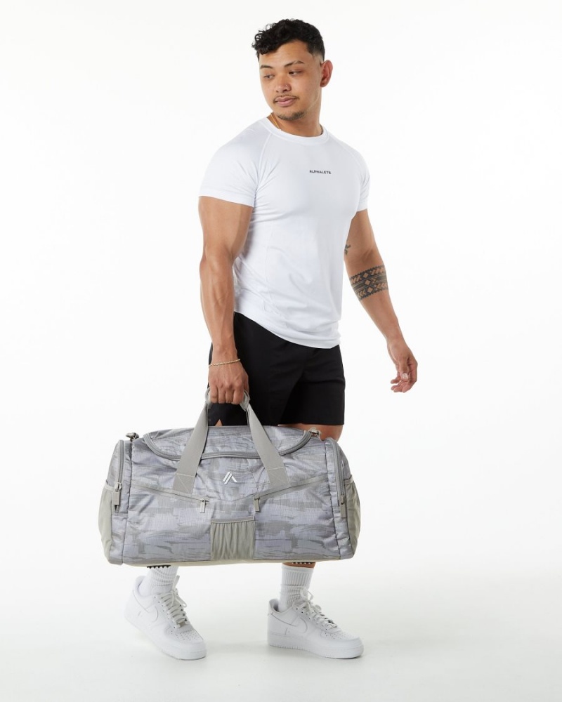 Alphalete Essential Duffel Bag Miesten Asusteet Camo | UFKMR-8013