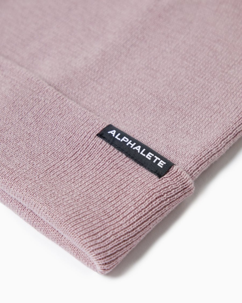 Alphalete Essential Foldover Beanie Miesten Asusteet Violetit | JWQHK-0615