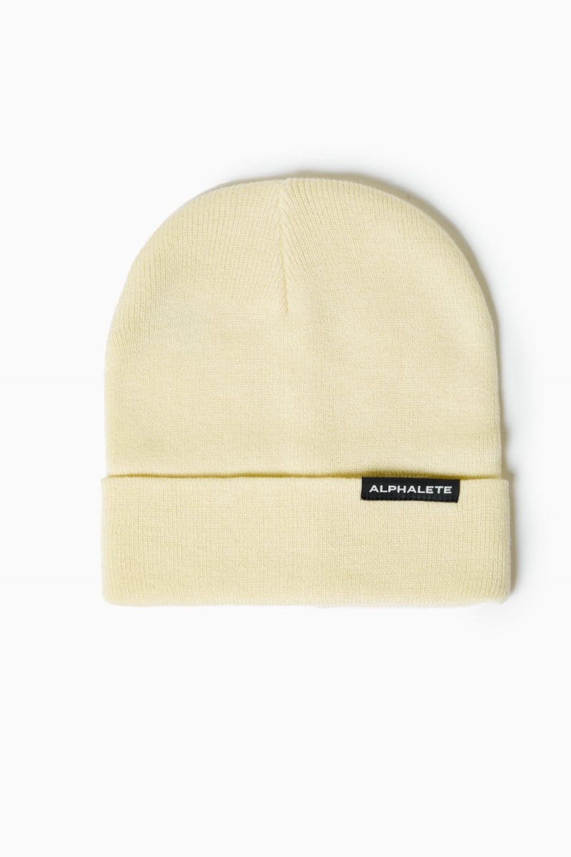 Alphalete Essential Foldover Beanie Miesten Asusteet Resin | XESKQ-4902