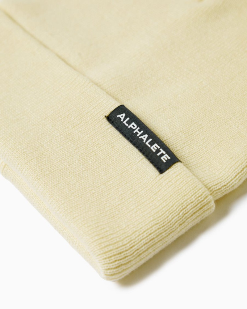 Alphalete Essential Foldover Beanie Miesten Asusteet Resin | XESKQ-4902