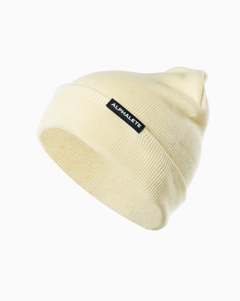 Alphalete Essential Foldover Beanie Miesten Asusteet Resin | XESKQ-4902