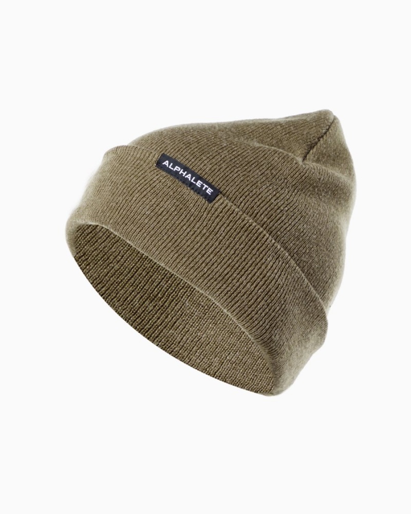 Alphalete Essential Foldover Beanie Miesten Asusteet Tumman | OCBHL-9470