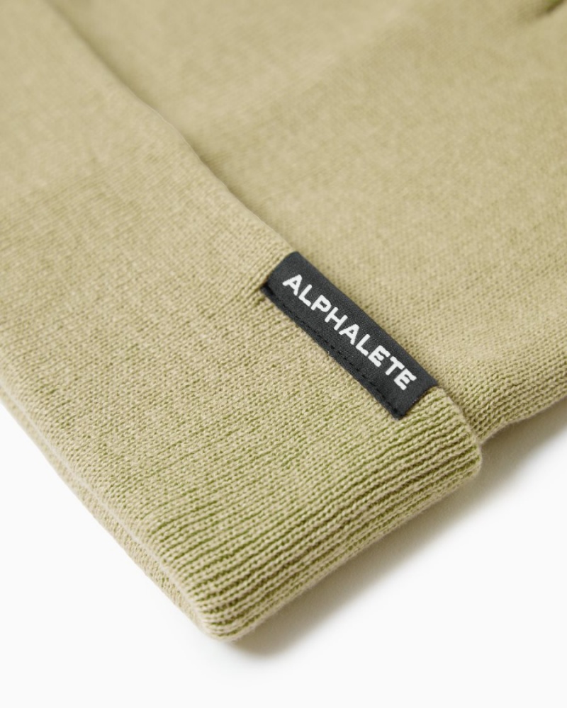 Alphalete Essential Foldover Beanie Miesten Asusteet String | QRABJ-0471