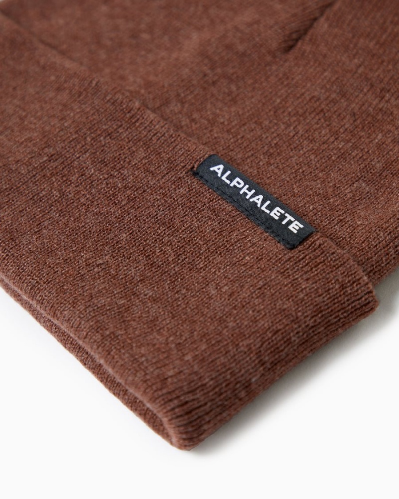 Alphalete Essential Foldover Beanie Naisten Asusteet Bourdeaux | XYWAI-2109