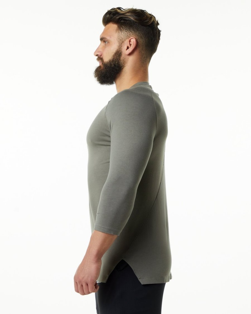 Alphalete Evo 3/4 Sleeve Tee Miesten Paidat Harmaat | DNISY-6142