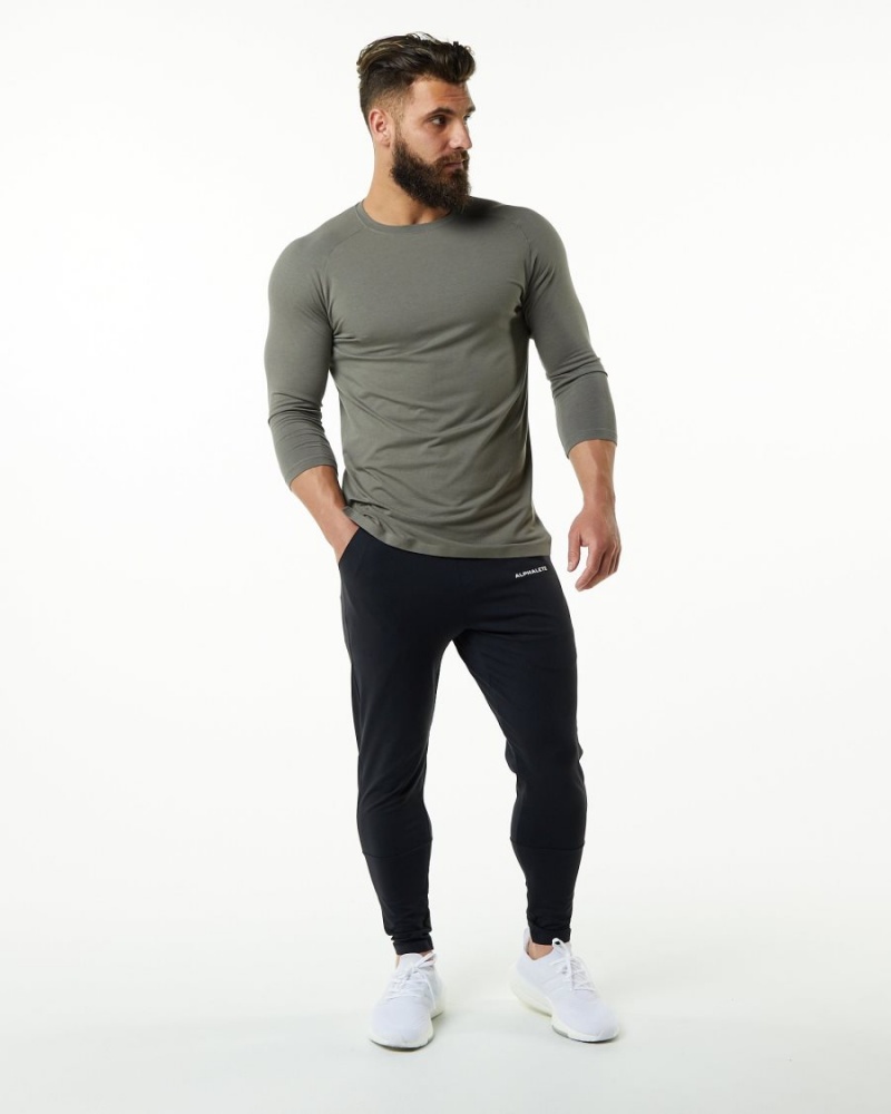 Alphalete Evo 3/4 Sleeve Tee Miesten Paidat Harmaat | DNISY-6142