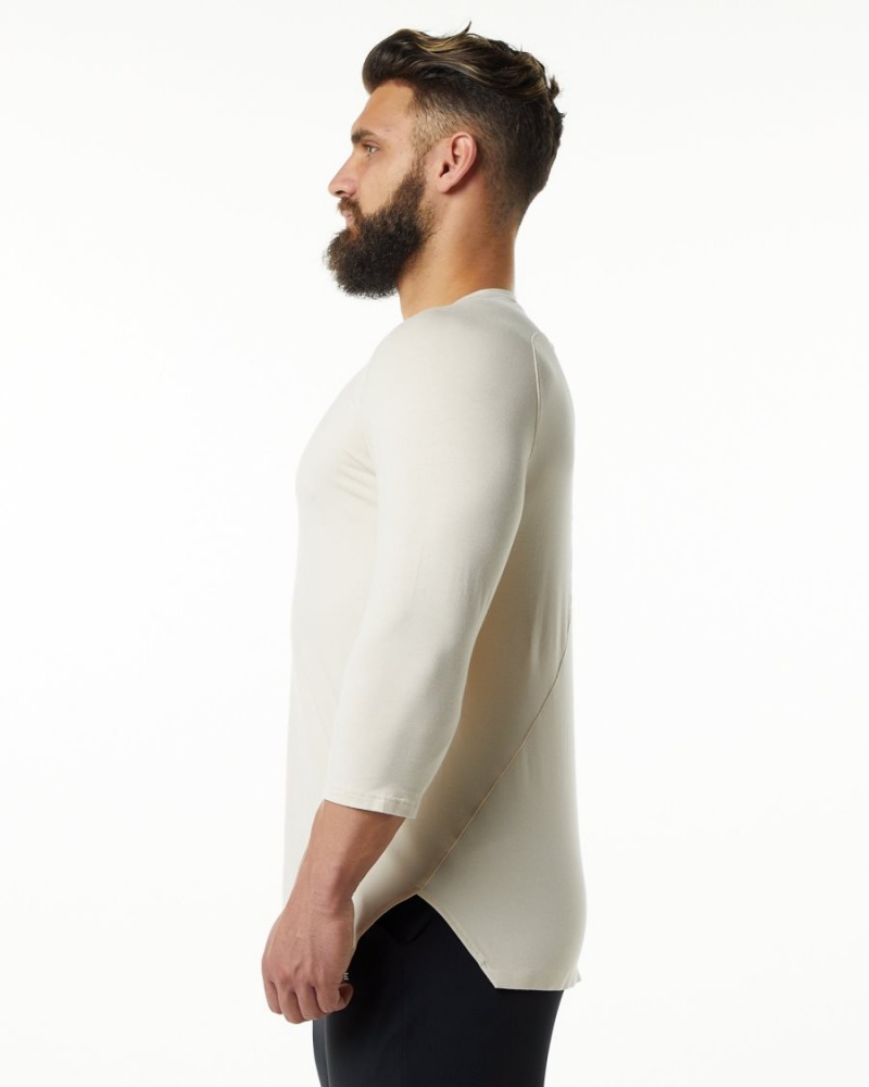 Alphalete Evo 3/4 Sleeve Tee Miesten Paidat Sahara | JDSUO-1683