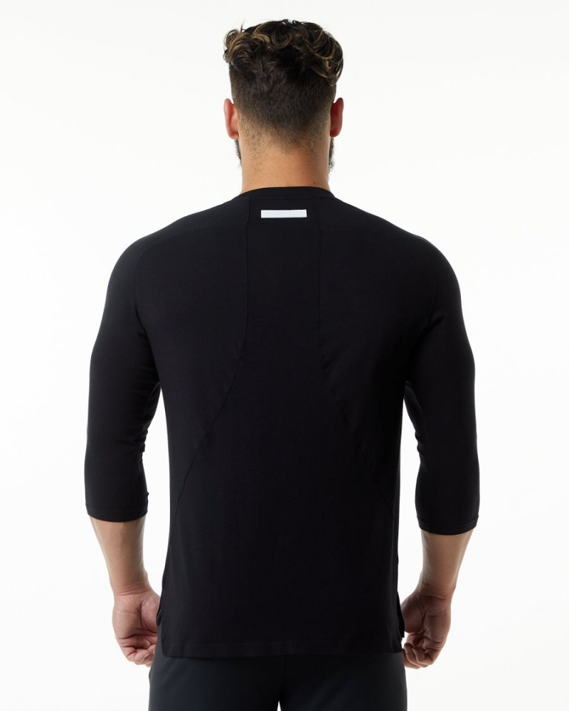 Alphalete Evo 3/4 Sleeve Tee Miesten Paidat Mustat | AWVXC-6387