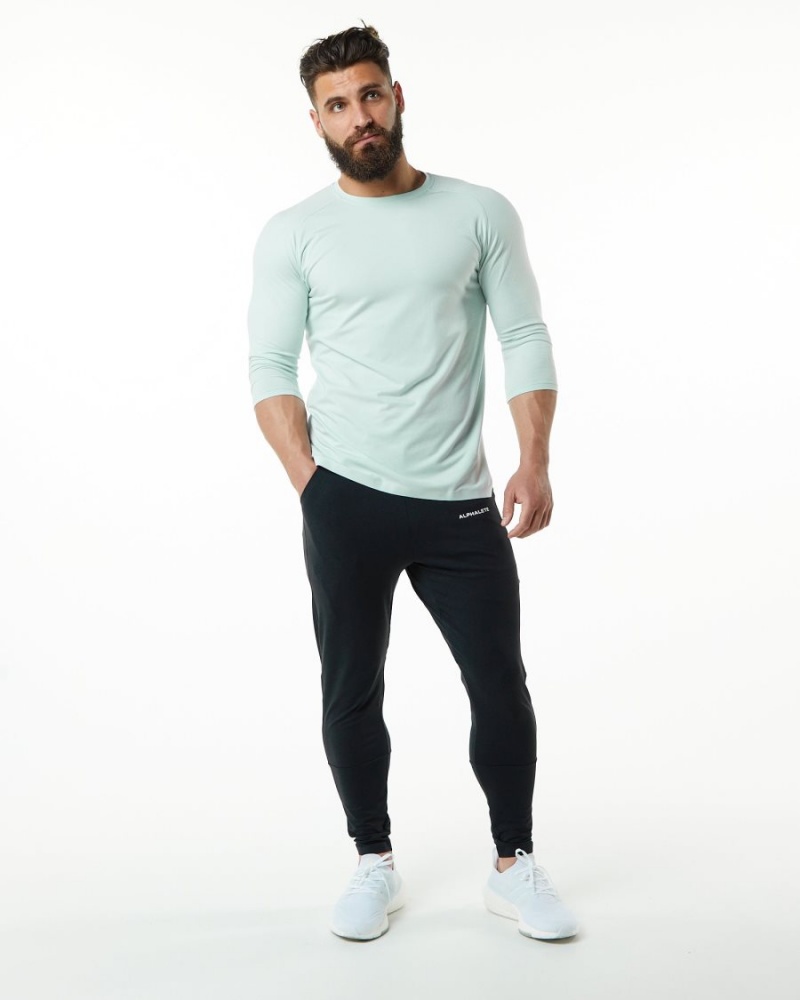 Alphalete Evo 3/4 Sleeve Tee Miesten Paidat Sininen | WAJNC-8609