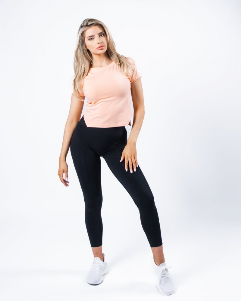 Alphalete Evo Crop Naisten Paidat Koralli | ORLJP-1487