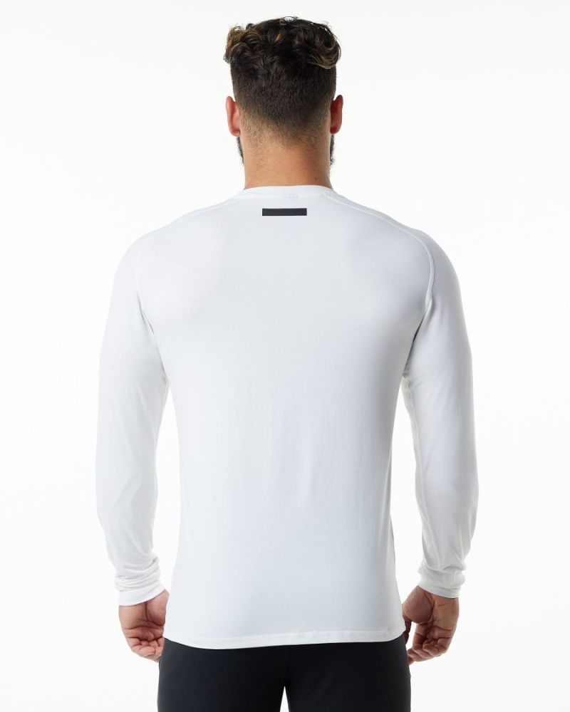 Alphalete Evo Epaulette Tee Miesten Paidat Valkoinen | FXTME-8391