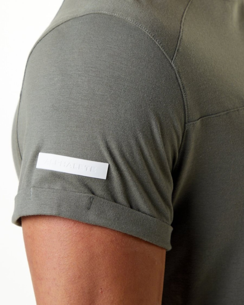 Alphalete Evo Pocket Tee Miesten Paidat Harmaat | FGNOW-8723