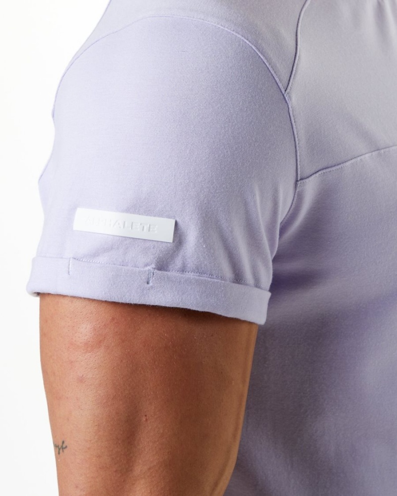 Alphalete Evo Pocket Tee Miesten Paidat Lilac Haze | JBACL-2804