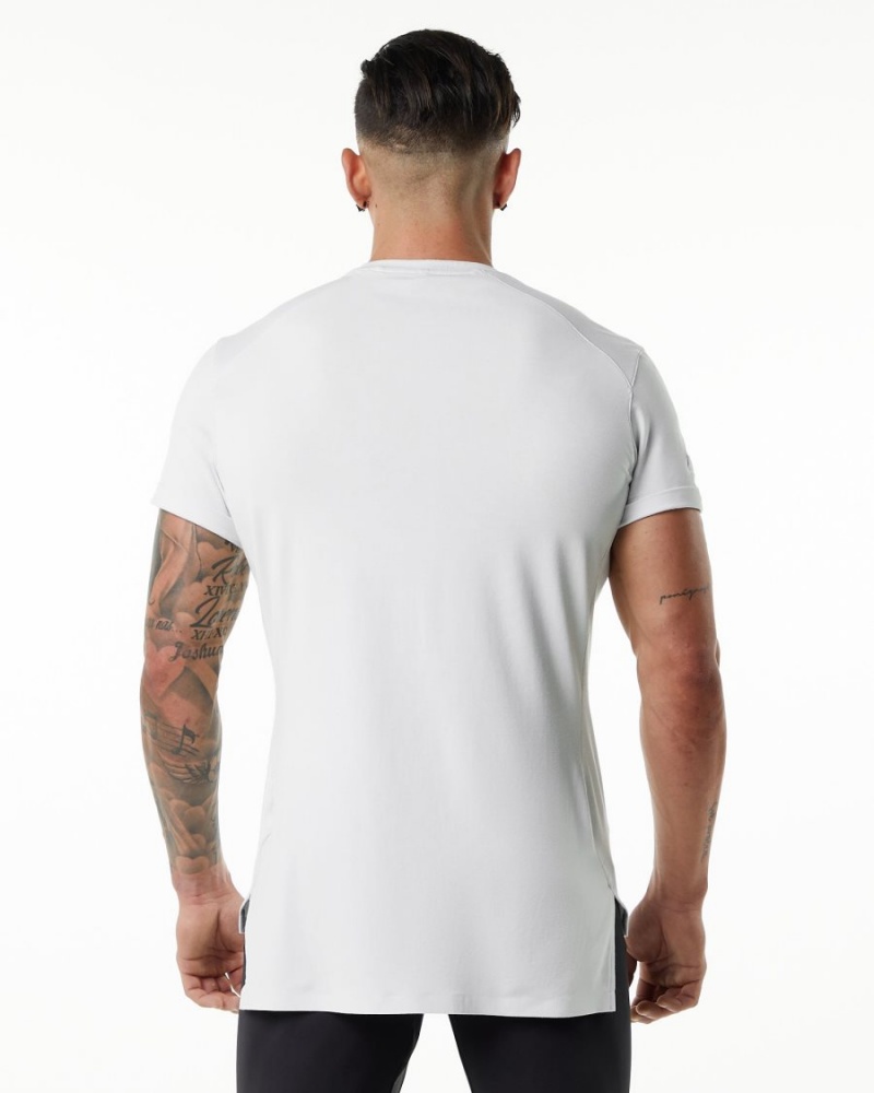 Alphalete Evo Pocket Tee Miesten Paidat Valkoinen | POLGT-4217