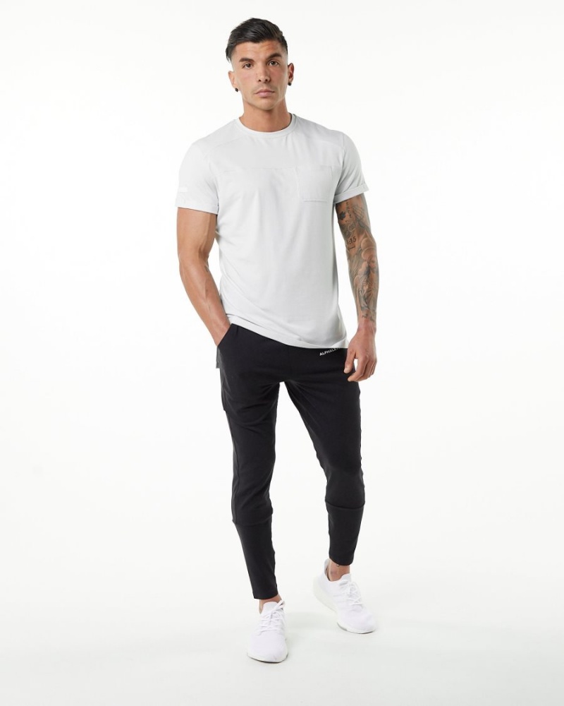 Alphalete Evo Pocket Tee Miesten Paidat Valkoinen | POLGT-4217