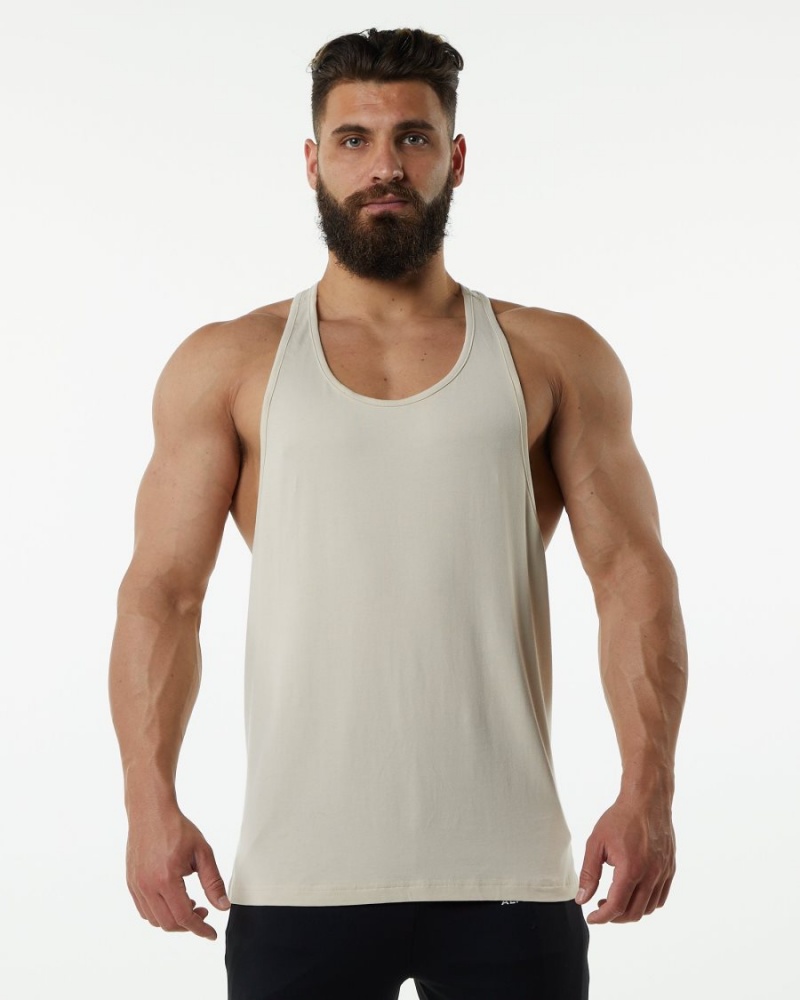 Alphalete Evo Stringer Miesten Stringers Sahara | NSZEK-0632