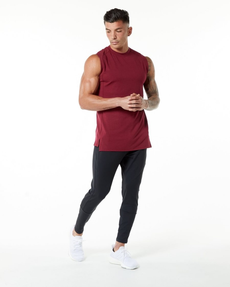 Alphalete Evo Tank Miesten Hihaton Paita Punainen | JTXND-1824