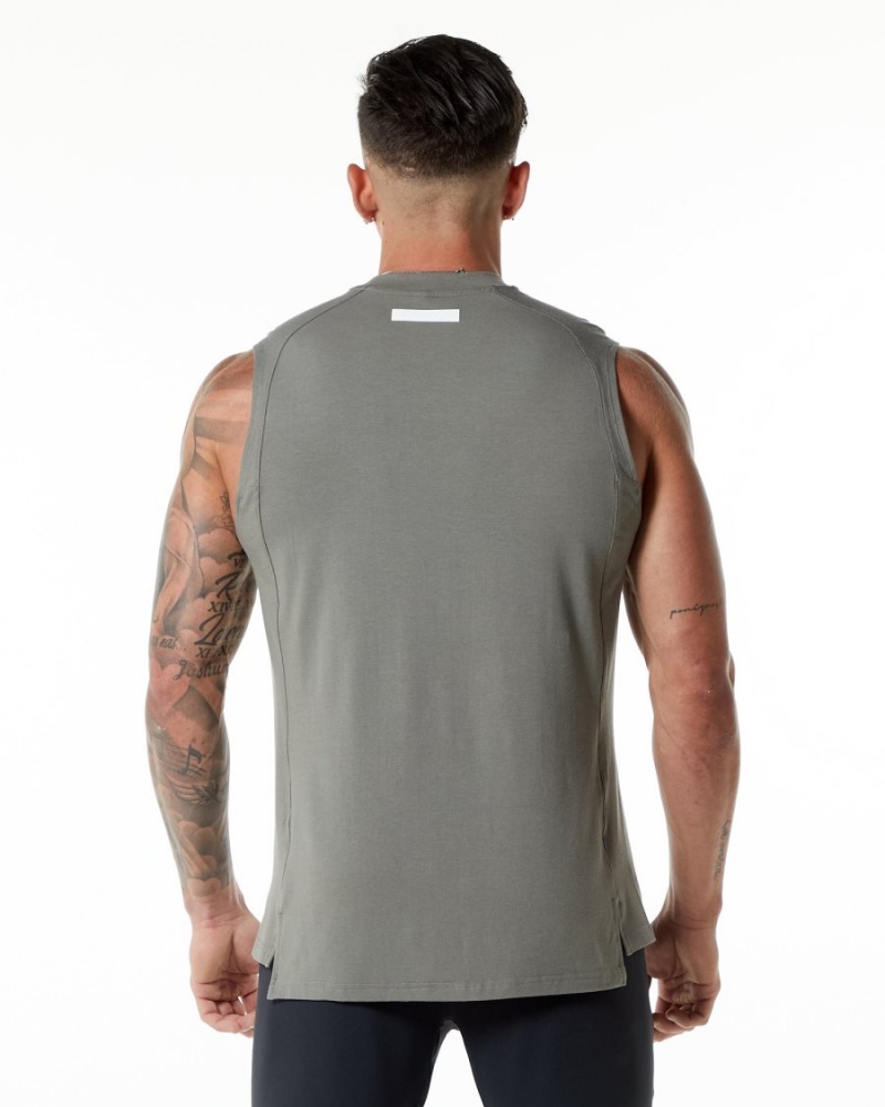 Alphalete Evo Tank Miesten Hihaton Paita Harmaat | SACBU-9347