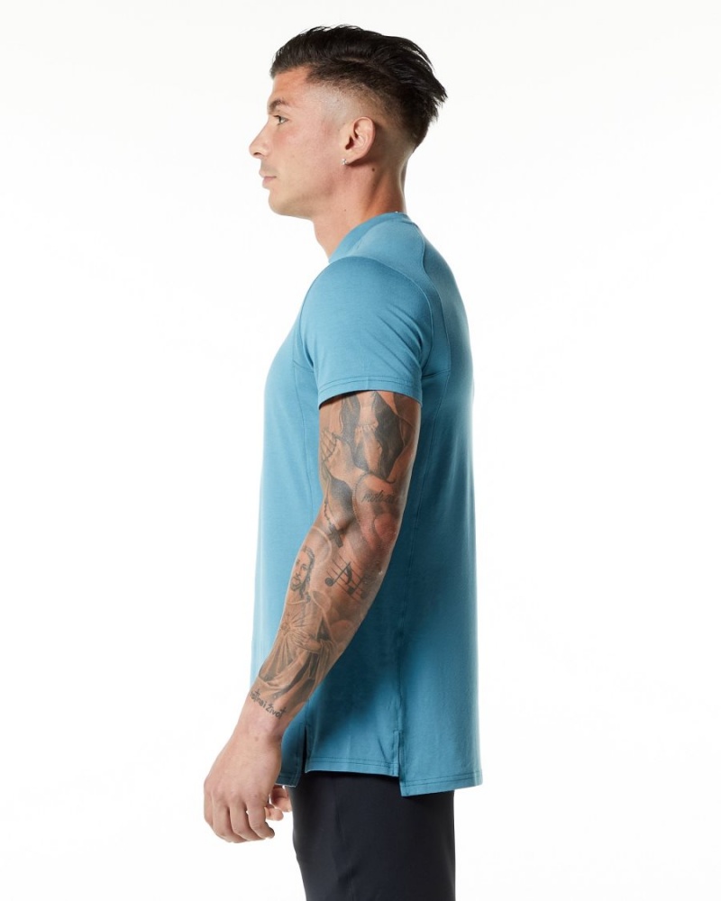 Alphalete Evo Tee Miesten Paidat Sininen | UJPTO-2458