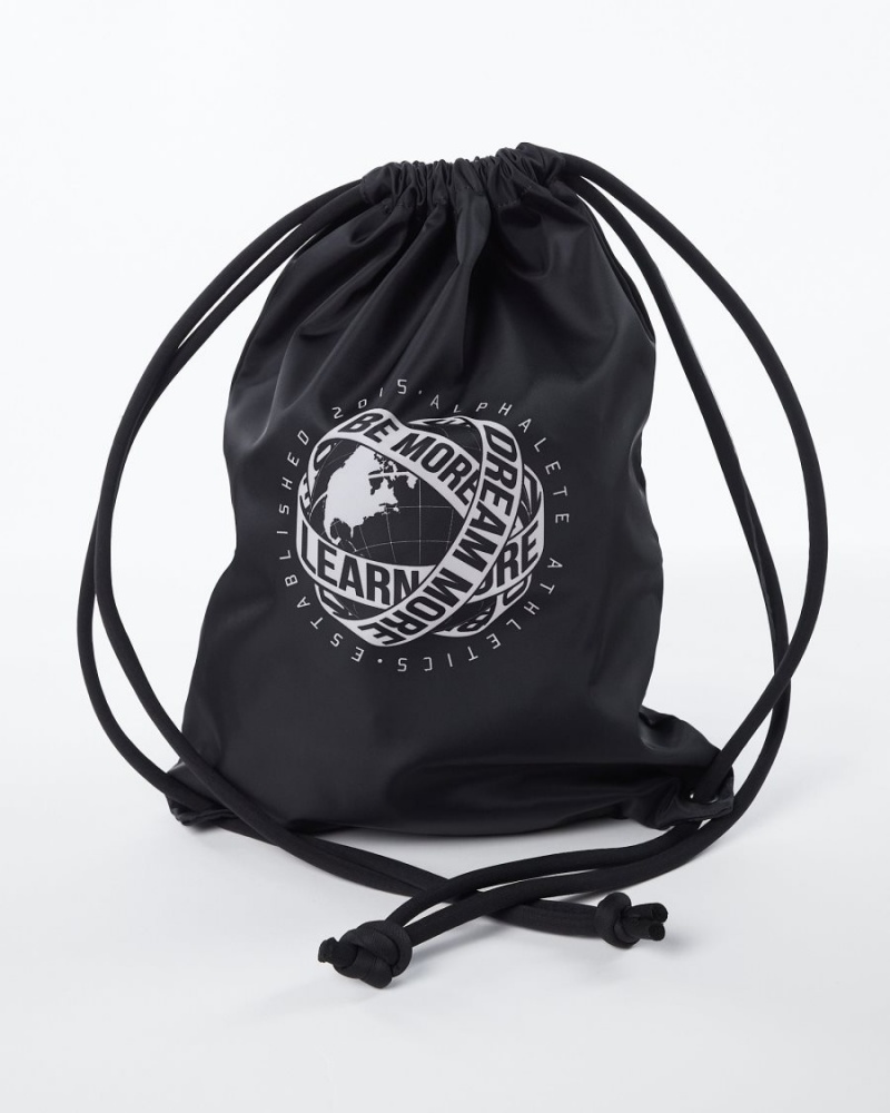 Alphalete Global Impact Bag Miesten Asusteet Mustat | HERZG-1783