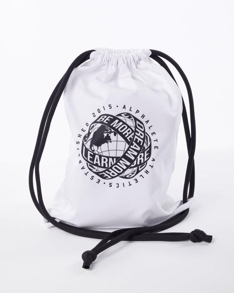 Alphalete Global Impact Bag Miesten Asusteet Valkoinen | CBTIN-5261