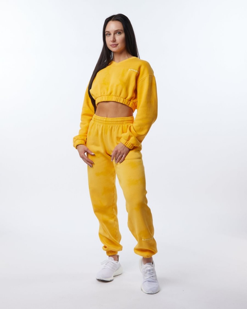 Alphalete HCTS Jogger Naisten Juoksuvaatteet Honey | XGQUP-3281