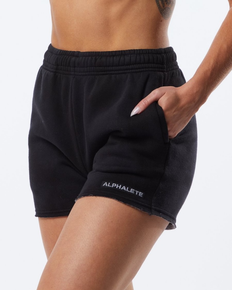 Alphalete HCTS Lyhyt 3.5" Naisten Shortsit Blackbird | IWMYN-7048