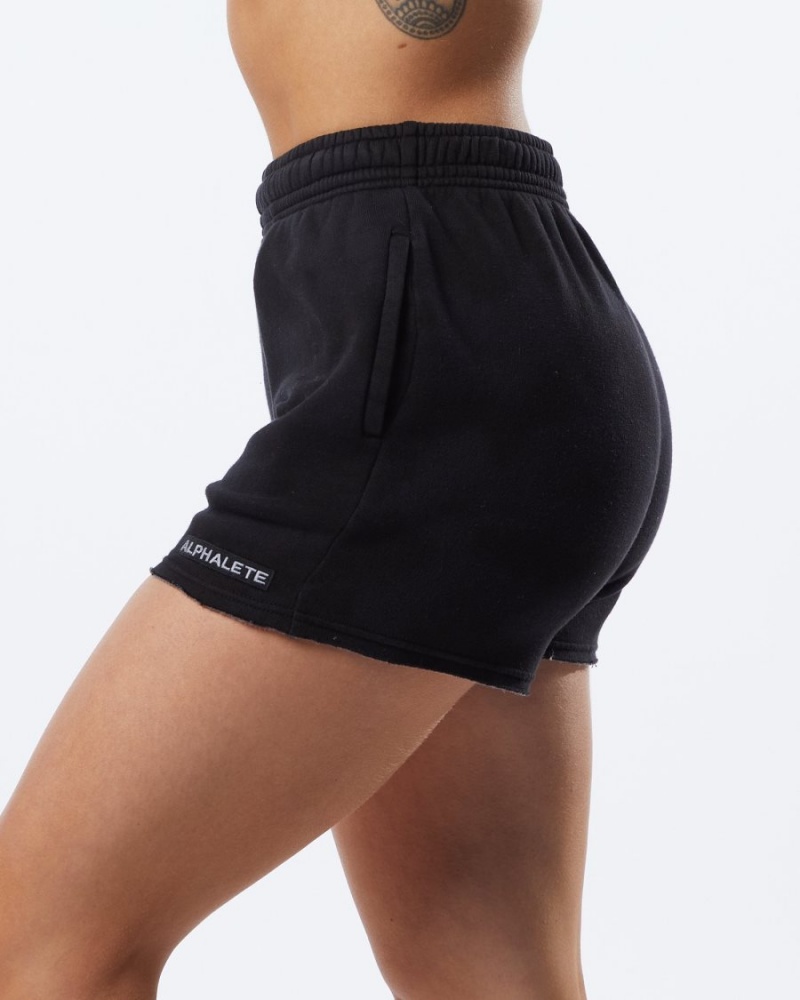 Alphalete HCTS Lyhyt 3.5" Naisten Shortsit Blackbird | IWMYN-7048