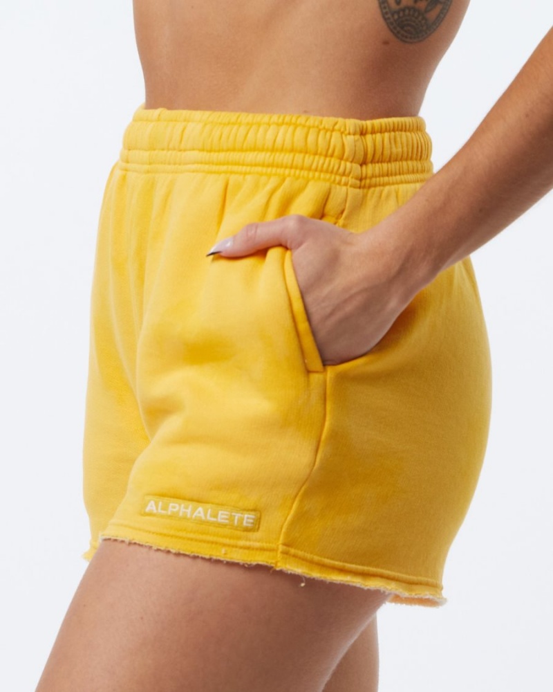 Alphalete HCTS Lyhyt 3.5" Naisten Shortsit Honey | FRQUI-2540