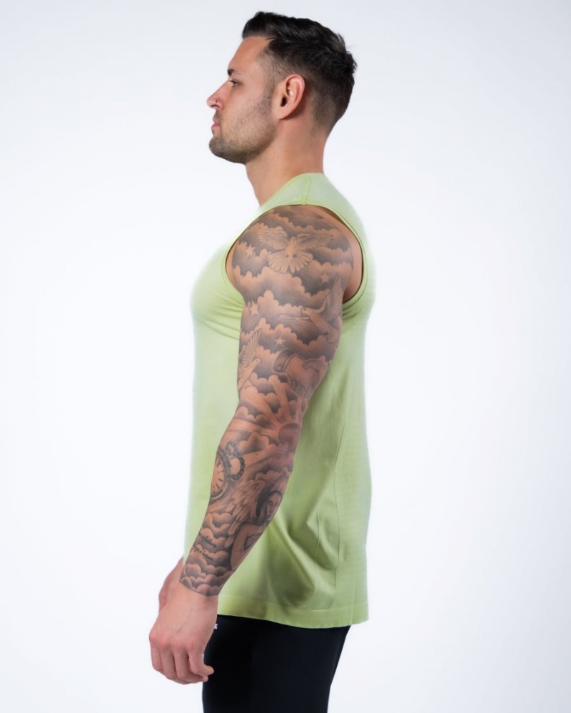 Alphalete Hero Tank Miesten Hihaton Paita Frozen Spring | DZHJF-5291