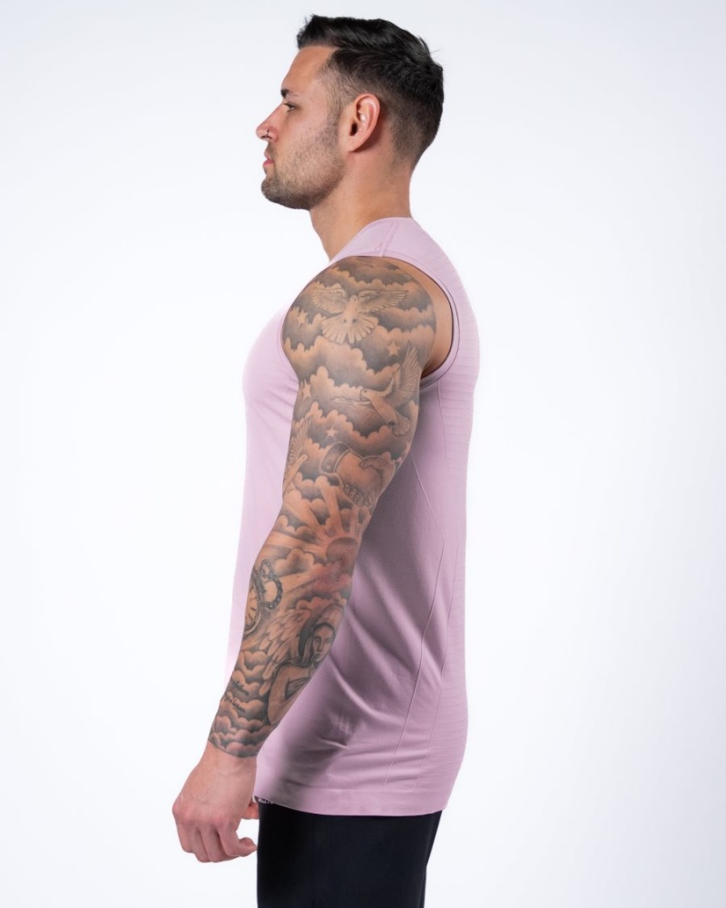 Alphalete Hero Tank Miesten Hihaton Paita Bloom | JAYWZ-3518