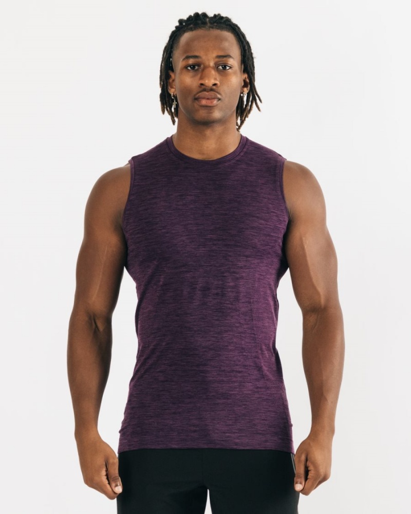 Alphalete Hero Tank Miesten Hihaton Paita Twilight | DXEZM-7264