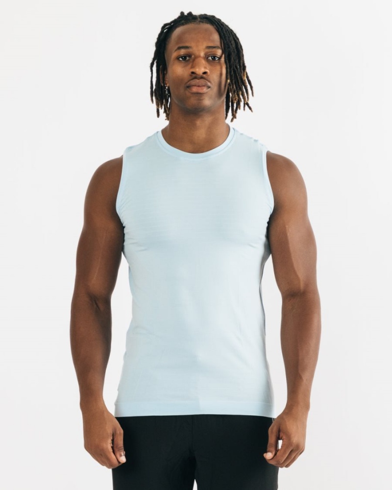 Alphalete Hero Tank Miesten Hihaton Paita Sininen | JIWZN-0497