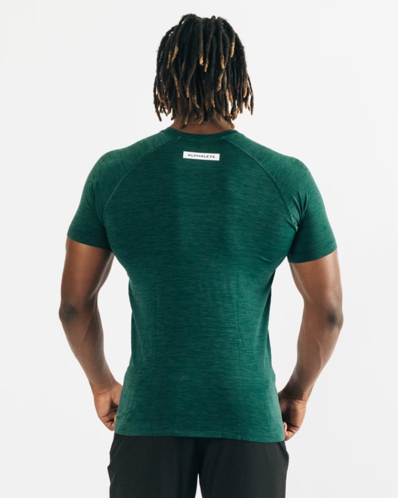 Alphalete Hero Tee Miesten Paidat Darkest Pine | TXUIN-0795