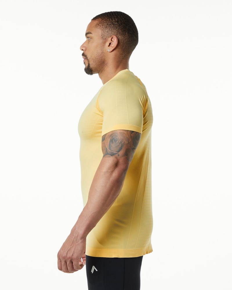 Alphalete Hero Tee Miesten Paidat Faded Honey | ULADY-1324