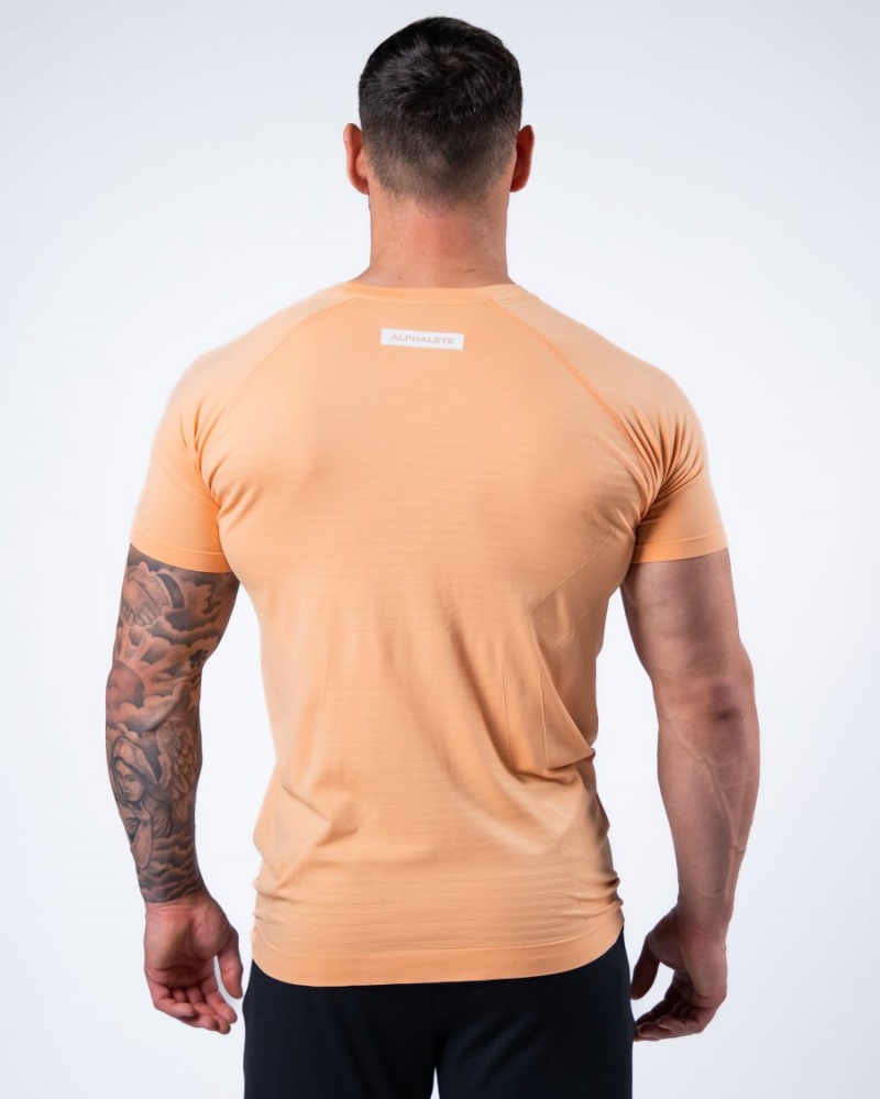 Alphalete Hero Tee Miesten Paidat Koralli | TGENW-3241