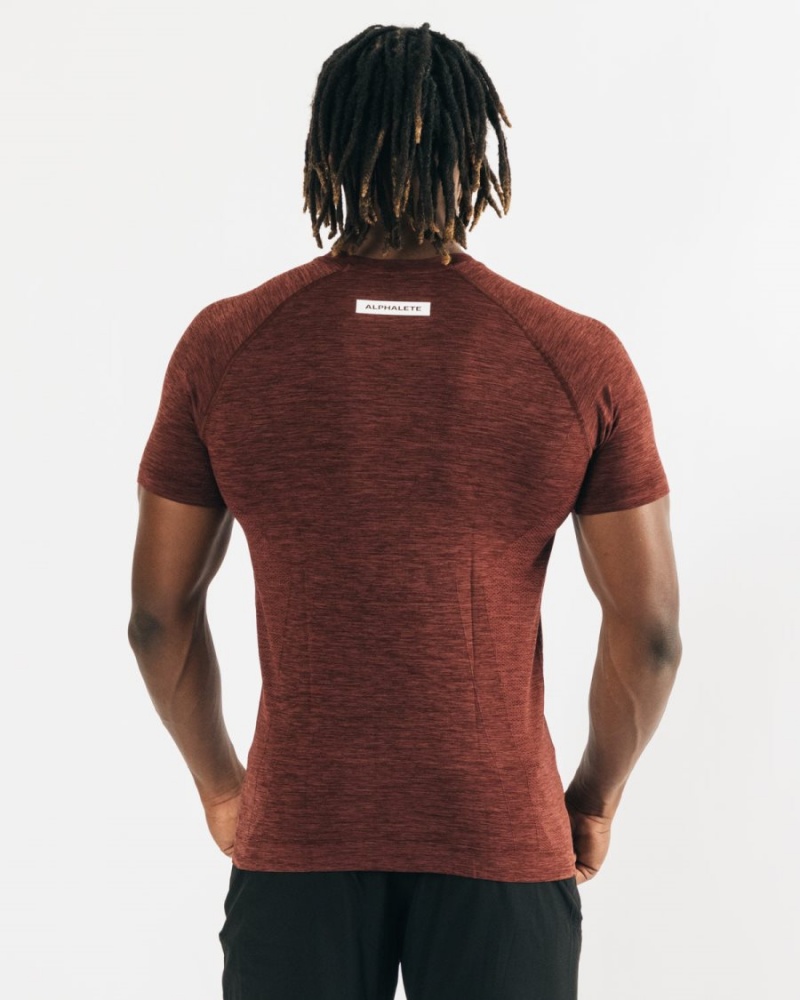 Alphalete Hero Tee Miesten Paidat Kupari | YRTCE-5031