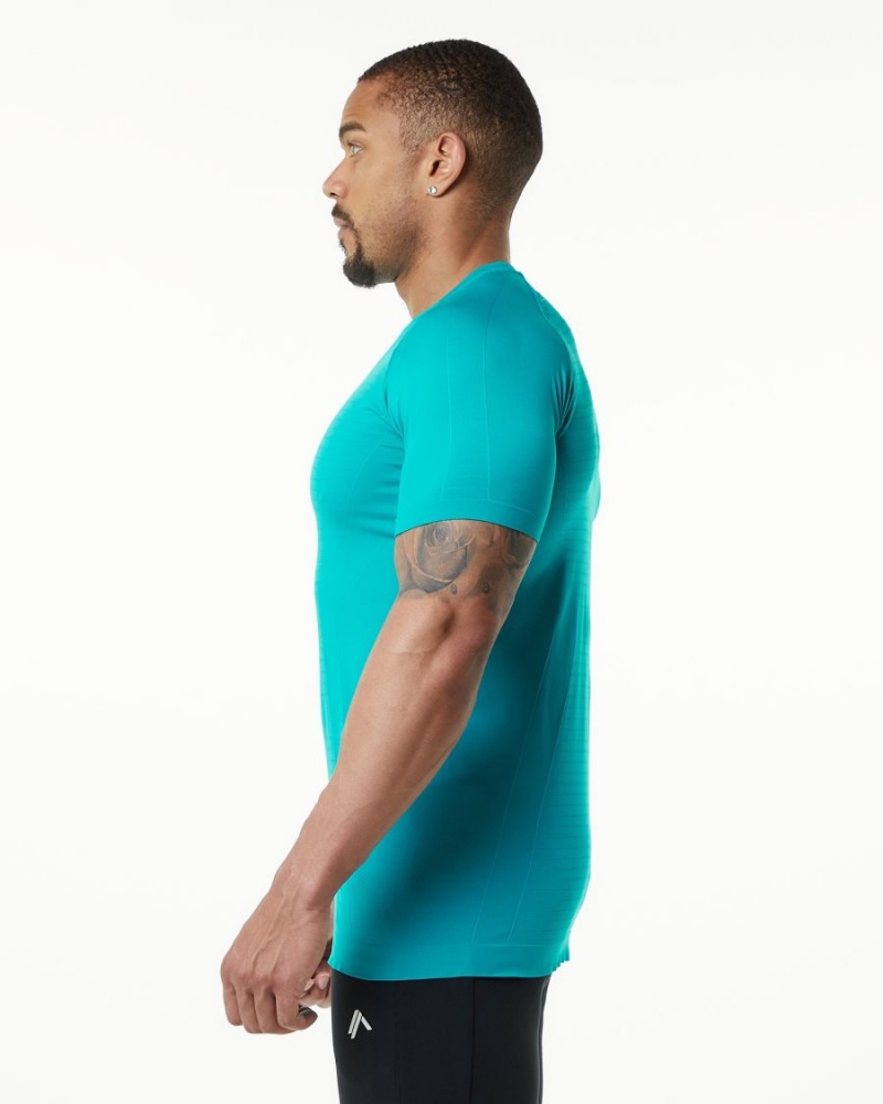 Alphalete Hero Tee Miesten Paidat Ocean | SGTPN-6041